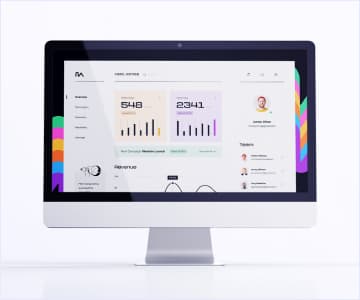 screen with our site