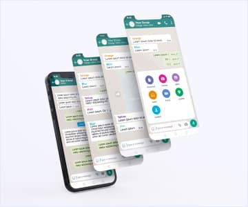 mobile pfone with our app